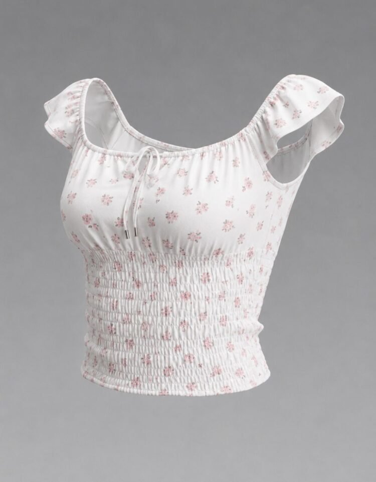 Pink Flora Top