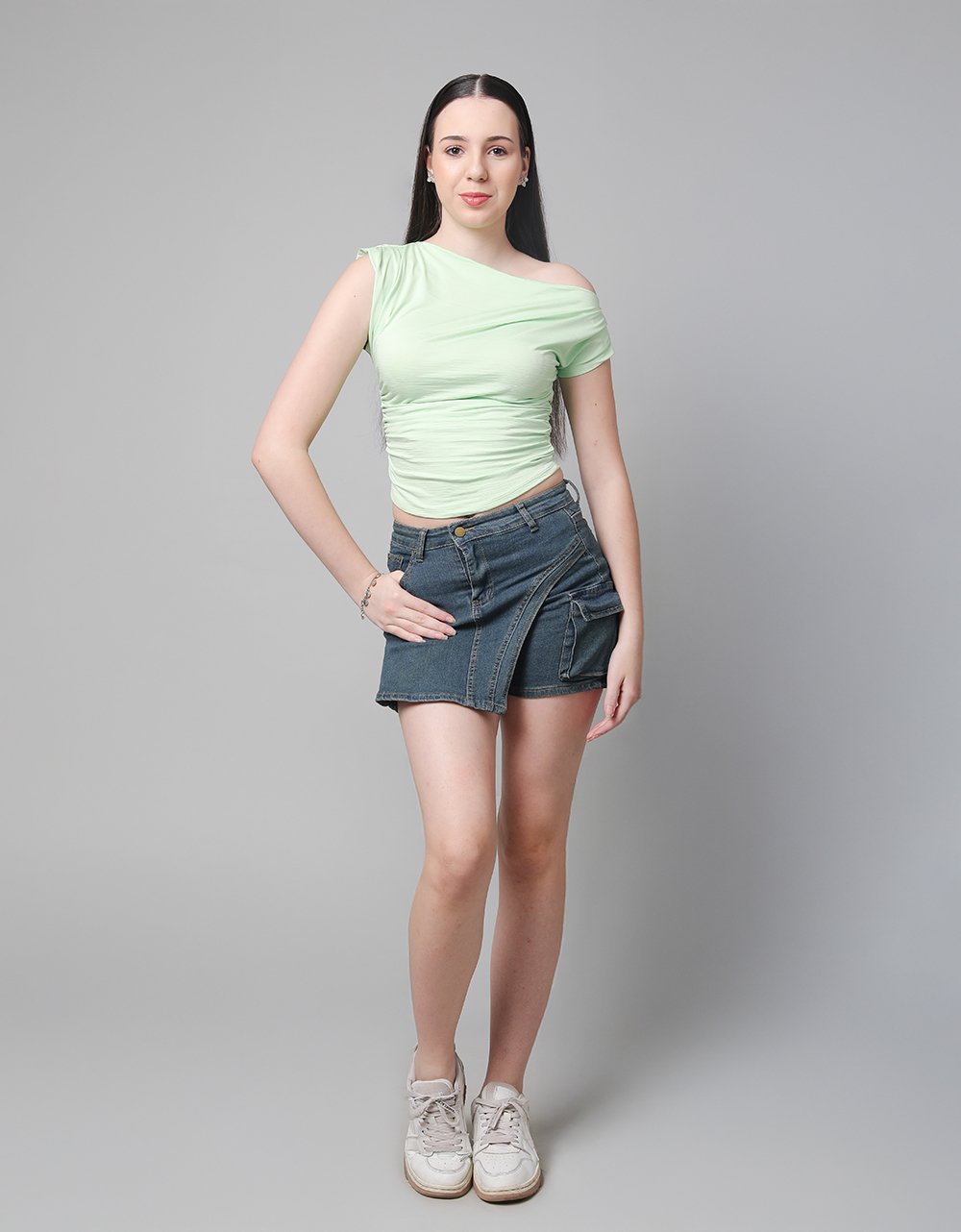 Asymmetric Drape Top