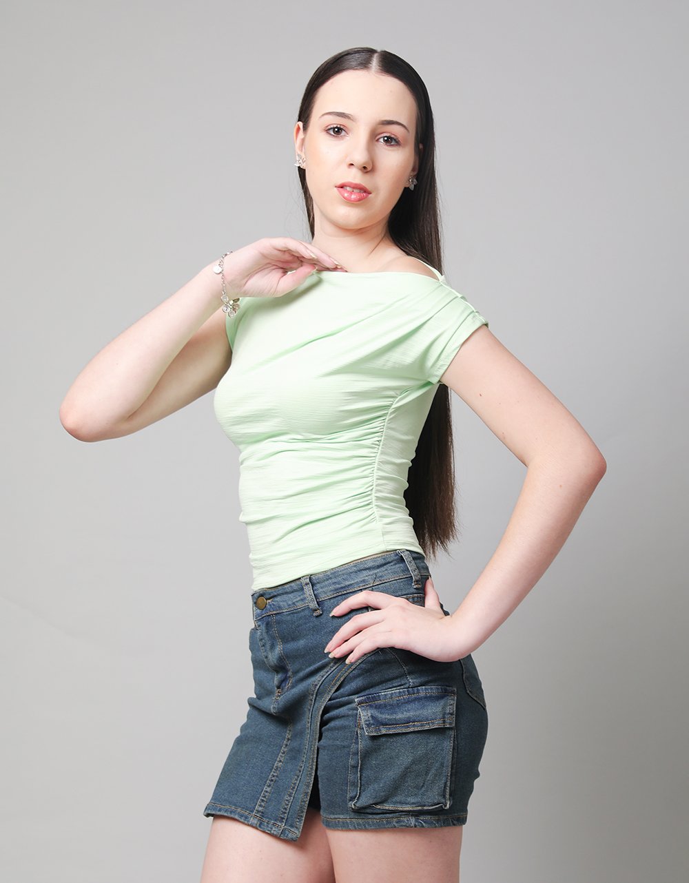 Asymmetric Drape Top