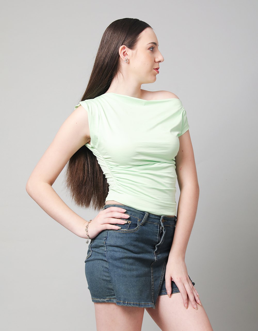Asymmetric Drape Top