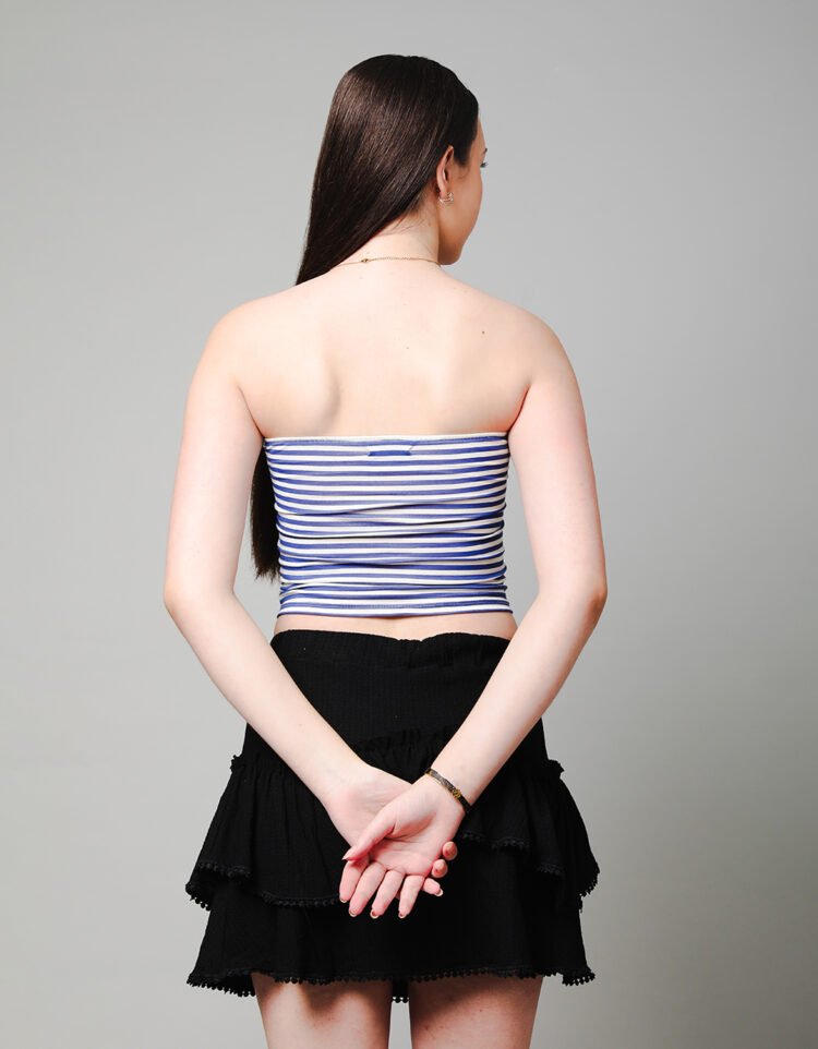 Bandeau Stripe Top