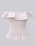 Smocked Off Shoulder Top