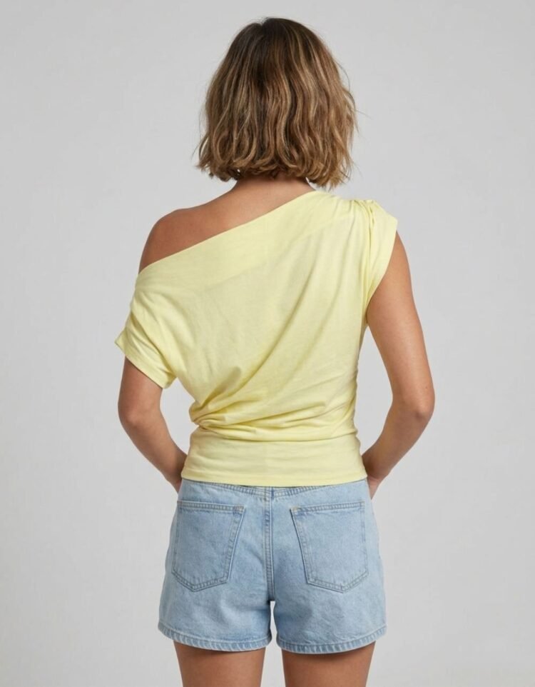Asymmetric Drape Top