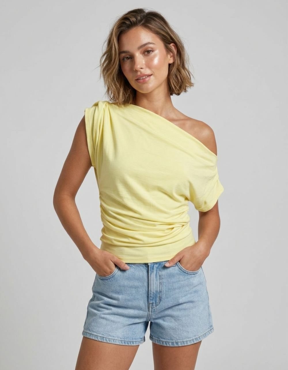 Asymmetric Drape Top