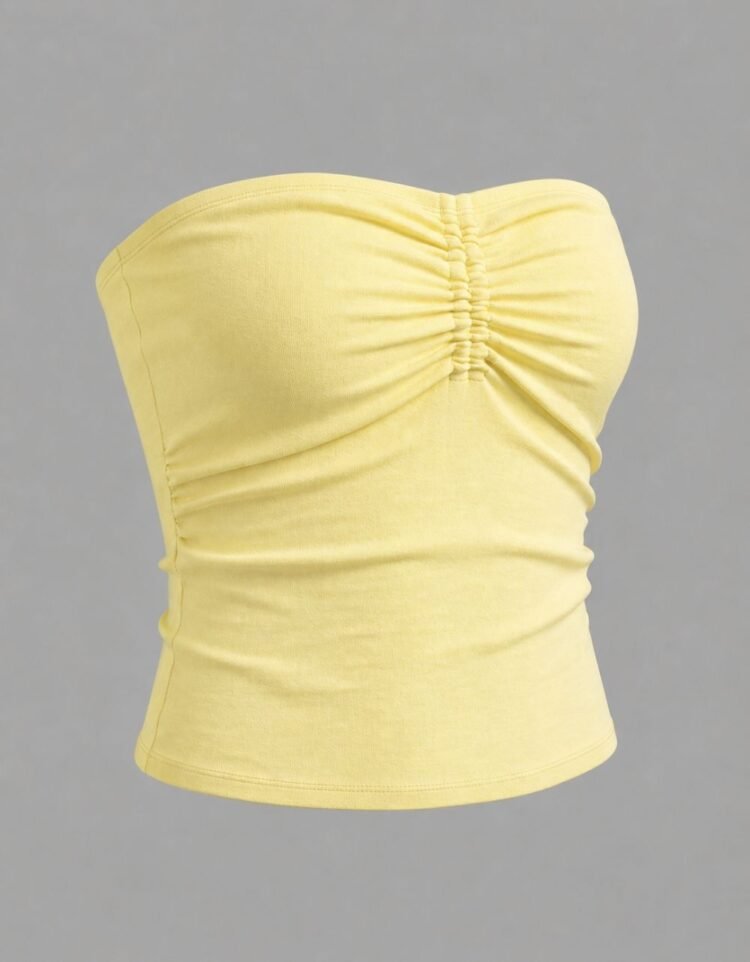 Tie Front Bandeau Top
