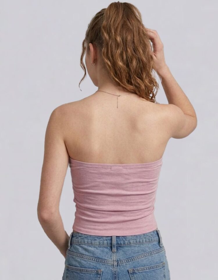 Tie Front Bandeau Top