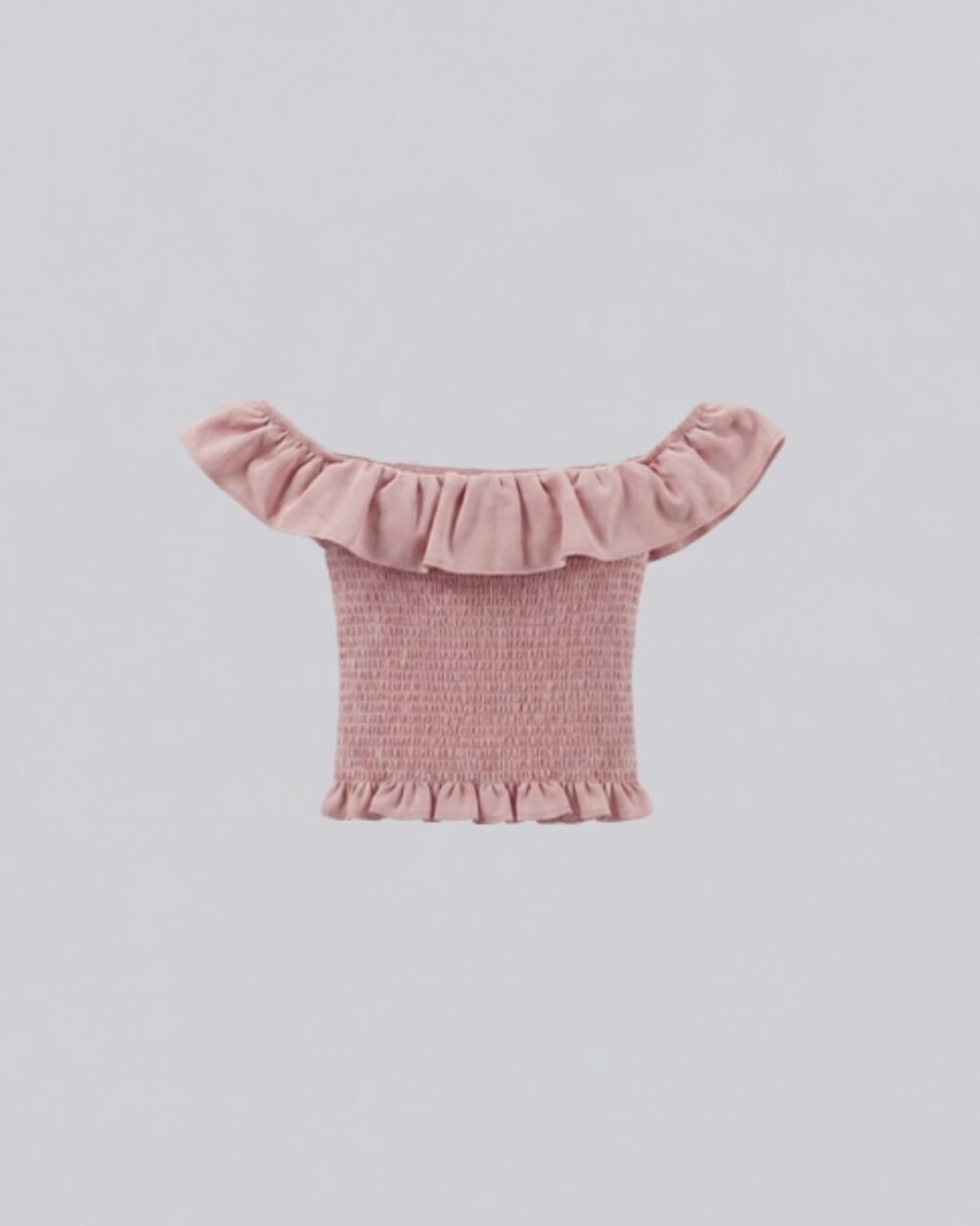 Smocked Off Shoulder Top