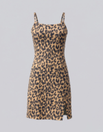 Leopard Print Strap Dress