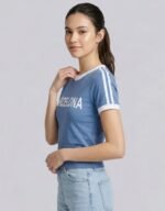 Short Sleeve Sport Print T-Shirt