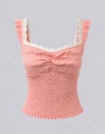 Smocked Peplum Blouse