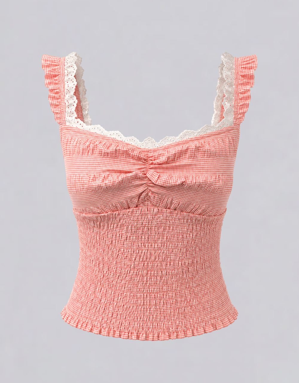Smocked Peplum Blouse