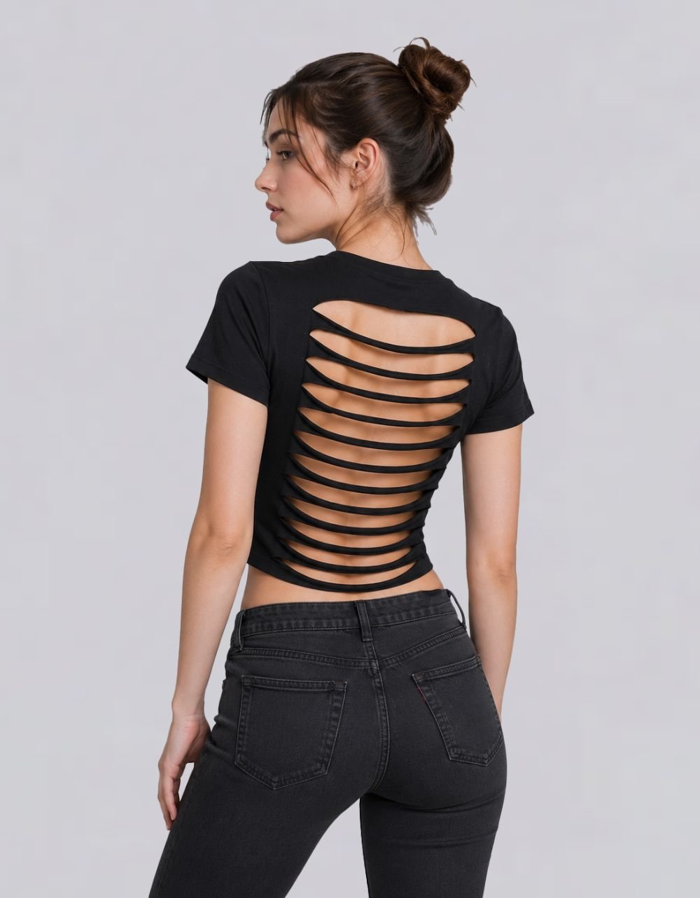 Back Cut Out Tee