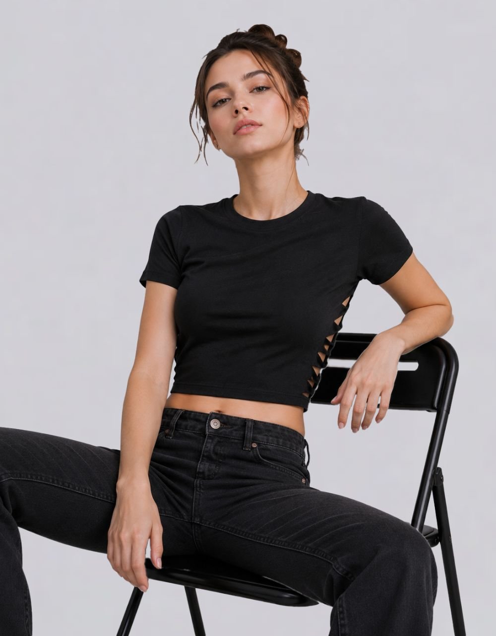 Back Cut Out Tee