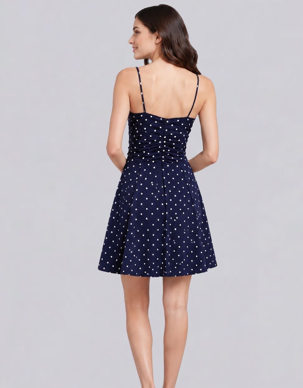 Strappy Polka Dot Dress