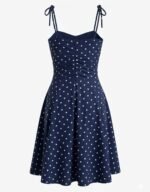Strappy Polka Dot Dress