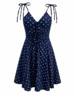 Strappy Polka Dot Dress