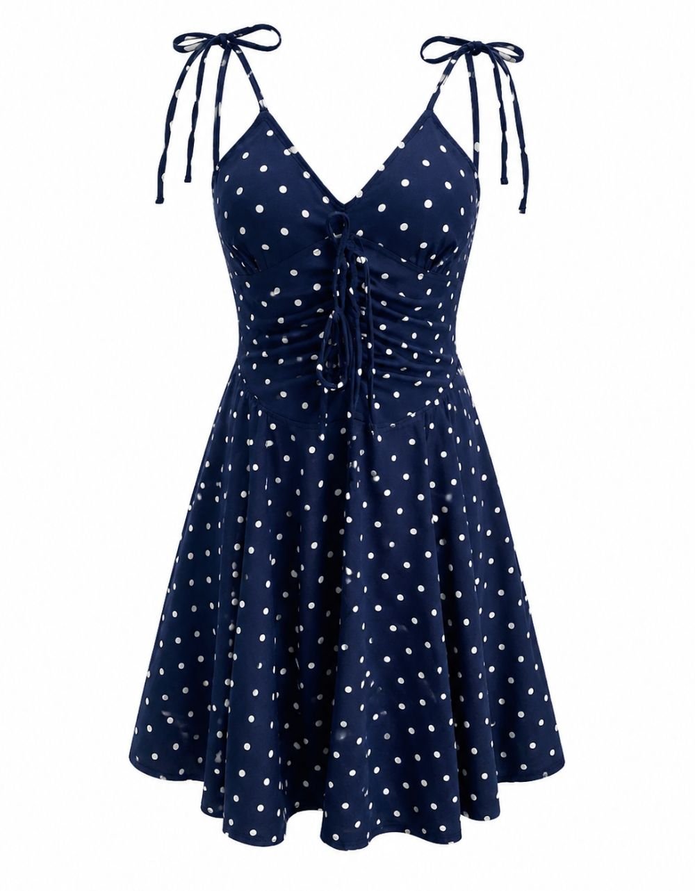 Strappy Polka Dot Dress