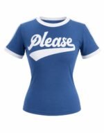 Short Sleeve Sport Print T-Shirt