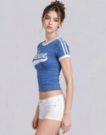 Short Sleeve Sport Print T-Shirt