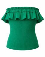 Off Shoulder Knit Top